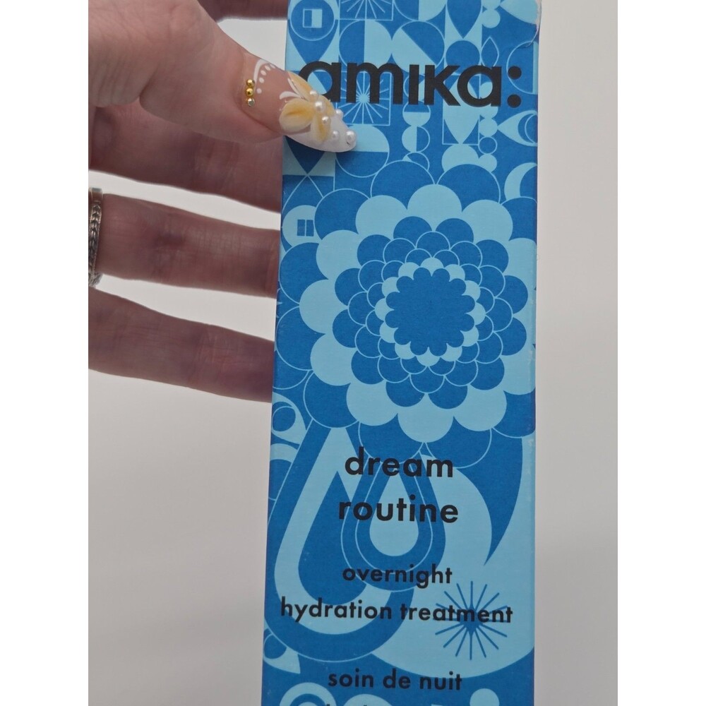 Amika Dream Routine Overnight Hydration Treatment - Dry Damage 3.3 oz NEW IN BOX - Picture 3 of 11